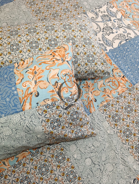PC-1157: 4 Pillows Cotton Bed Sheet