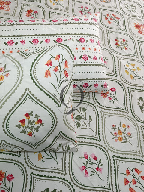 PC-1160: 4 Pillows Cotton Bed Sheet