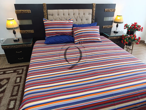 PC-1164: 4 Pillows Cotton Bed Sheet