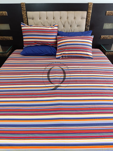 PC-1164: 4 Pillows Cotton Bed Sheet
