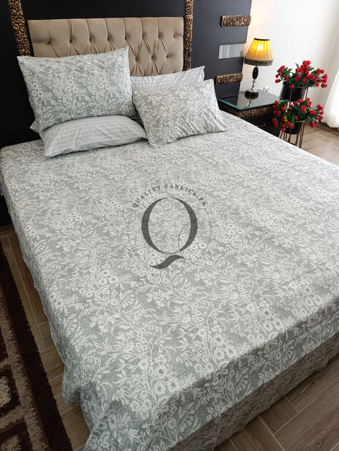 PC-1165: 4 Pillows Cotton Bed Sheet