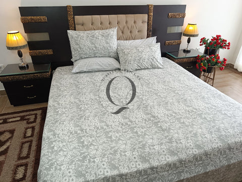 PC-1165: 4 Pillows Cotton Bed Sheet