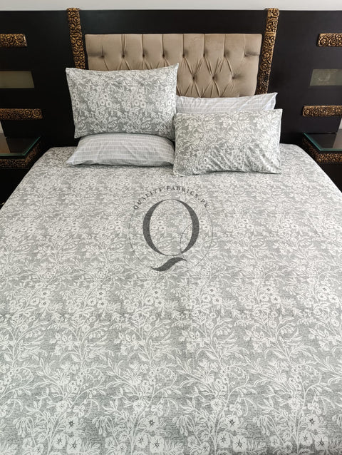 PC-1165: 4 Pillows Cotton Bed Sheet