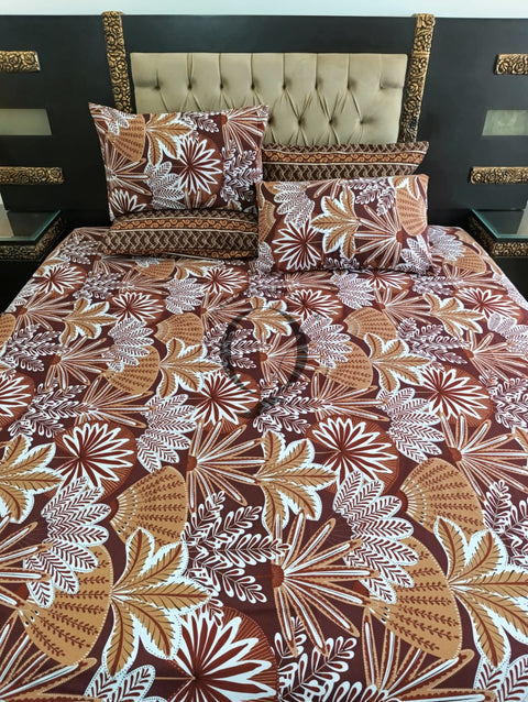 PC-1167: 4 Pillows Cotton Bed Sheet