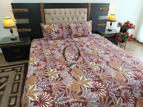 PC-1167: 4 Pillows Cotton Bed Sheet