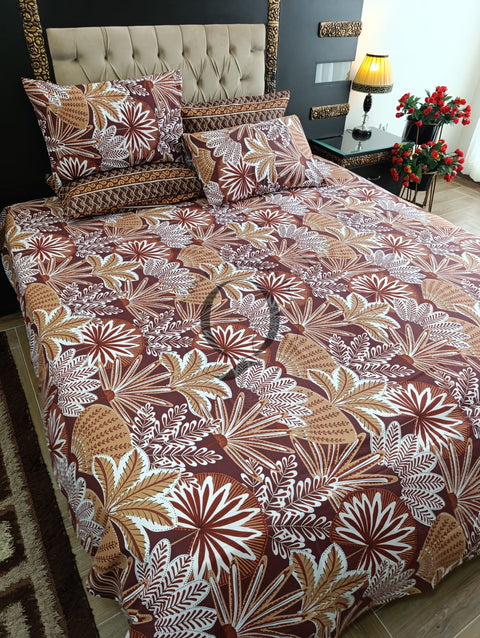 PC-1167: 4 Pillows Cotton Bed Sheet