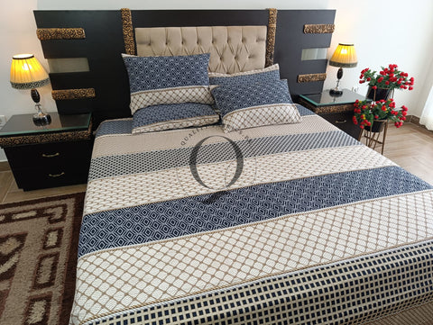 PC-1166: 4 Pillows Cotton Bed Sheet