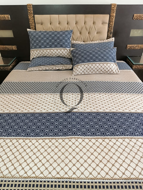 PC-1166: 4 Pillows Cotton Bed Sheet