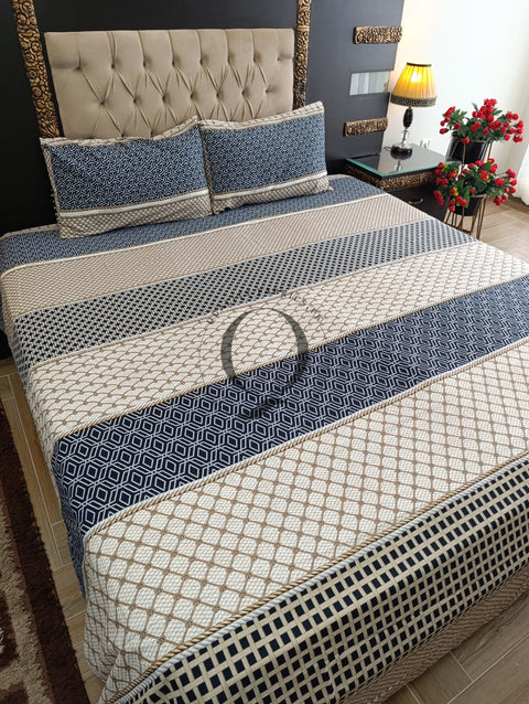 PC-1166: 4 Pillows Cotton Bed Sheet