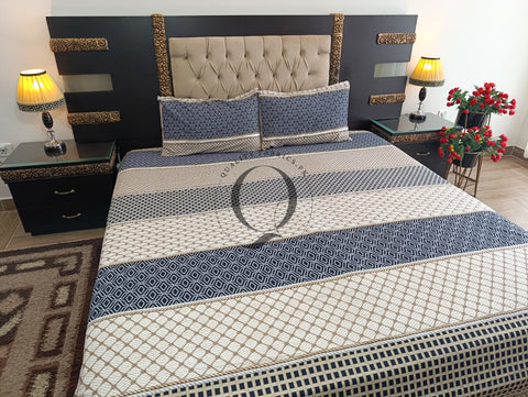 PC-1166: 4 Pillows Cotton Bed Sheet