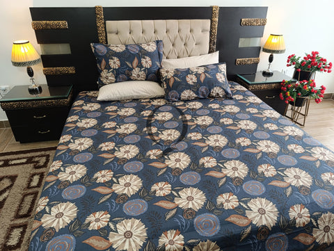 PC-1168: 4 Pillows Cotton Bed Sheet