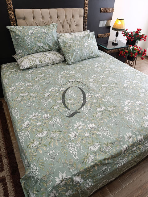 PC-1170: 4 Pillows Cotton Bed Sheet