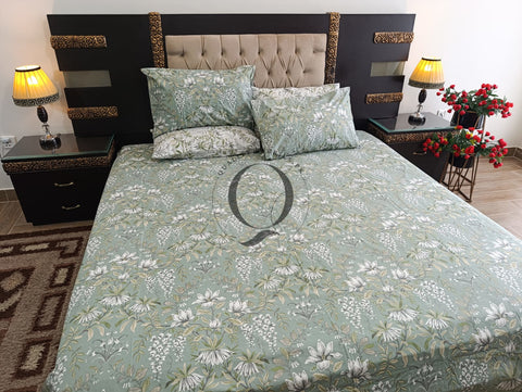 PC-1170: 4 Pillows Cotton Bed Sheet