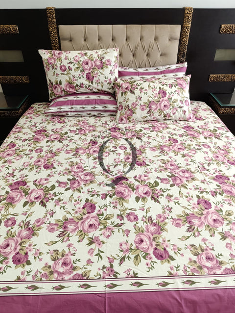 PC-1171: 4 Pillows Cotton Bed Sheet