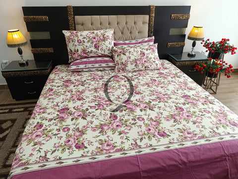 PC-1171: 4 Pillows Cotton Bed Sheet