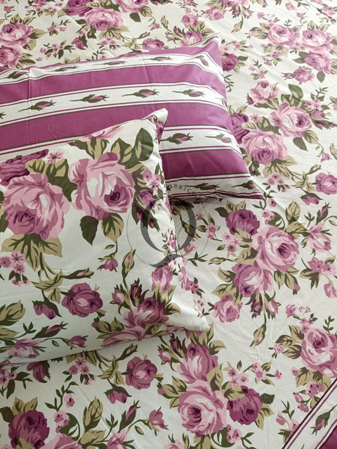 PC-1171: 4 Pillows Cotton Bed Sheet