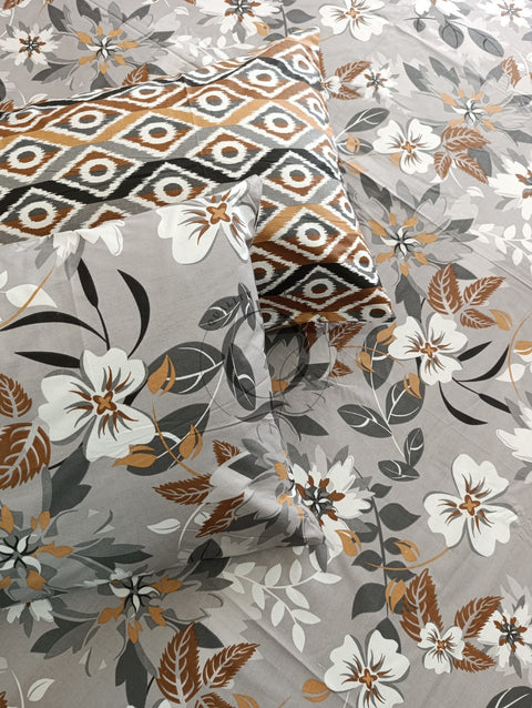 PC-1174: 4 Pillows Cotton Bed Sheet