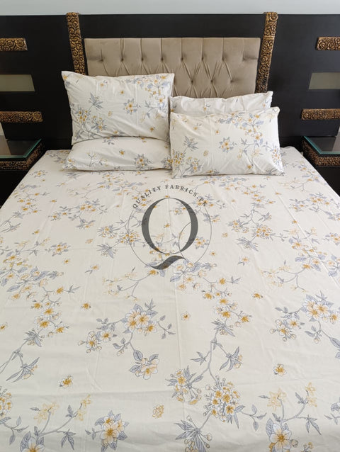 PC-1177: 4 Pillows Cotton Bed Sheet
