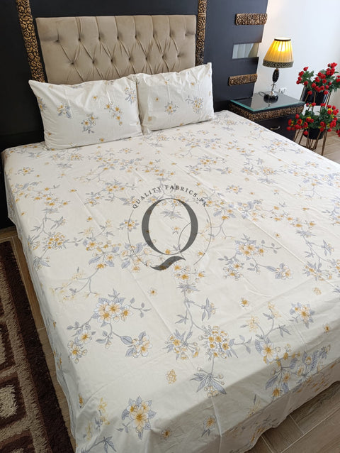 PC-1177: 4 Pillows Cotton Bed Sheet