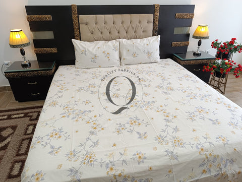 PC-1177: 4 Pillows Cotton Bed Sheet