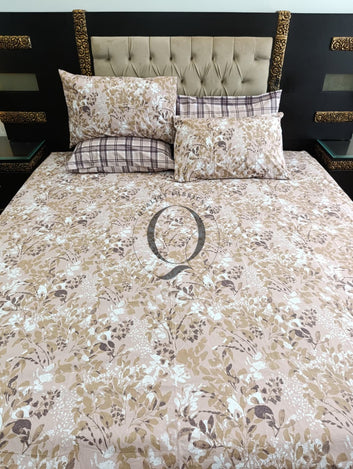 PC-1179: 4 Pillows Cotton Bed Sheet