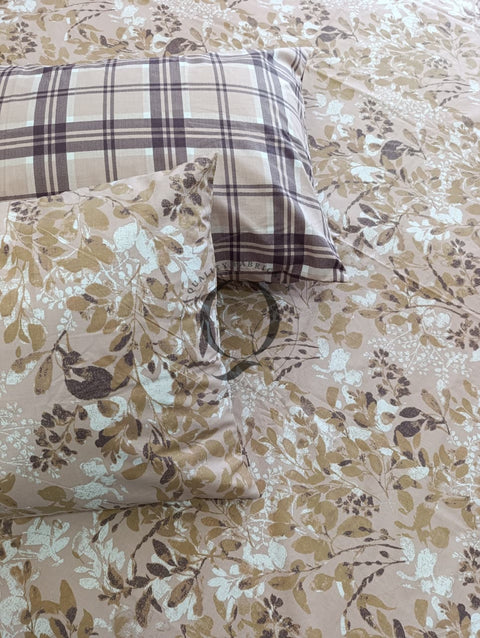 PC-1179: 4 Pillows Cotton Bed Sheet