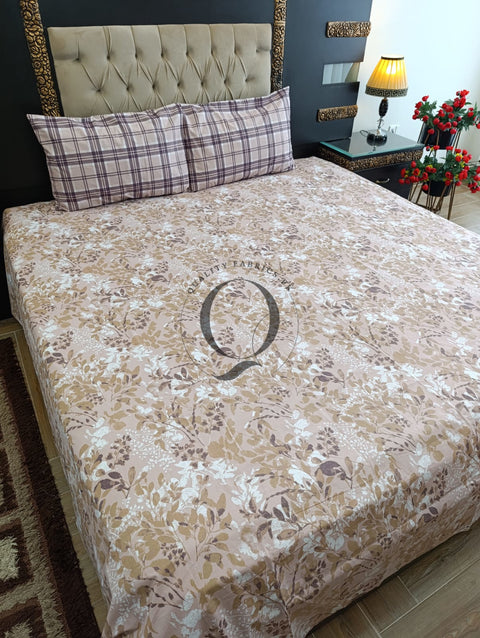 PC-1179: 4 Pillows Cotton Bed Sheet