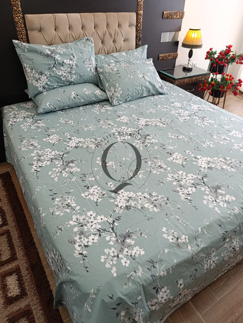 PC-1182: 4 Pillows Cotton Bed Sheet
