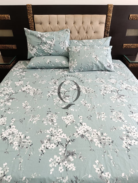 PC-1182: 4 Pillows Cotton Bed Sheet