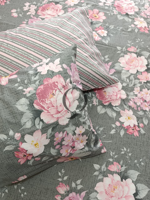 PC-1184: 4 Pillows Cotton Bed Sheet