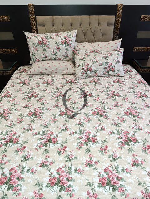 PC-1188: 4 Pillows Cotton Bed Sheet