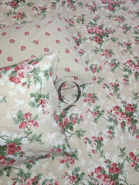 PC-1188: 4 Pillows Cotton Bed Sheet