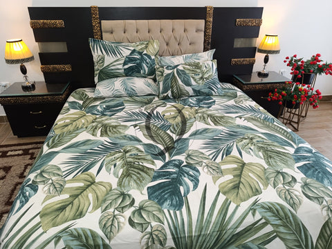 PC-1193: 4 Pillows Cotton Bed Sheet