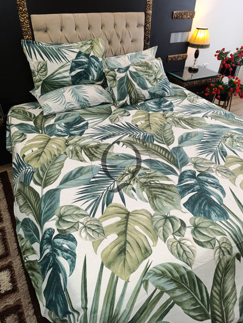 PC-1193: 4 Pillows Cotton Bed Sheet