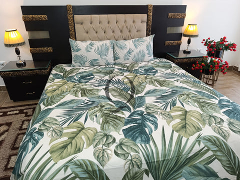 PC-1193: 4 Pillows Cotton Bed Sheet