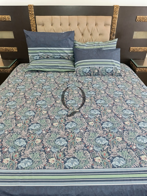 PC-1194: 4 Pillows Cotton Bed Sheet