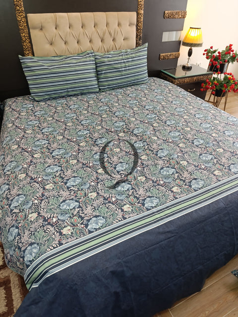 PC-1194: 4 Pillows Cotton Bed Sheet