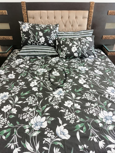 PC-1201: 4 Pillows Cotton Bed Sheet