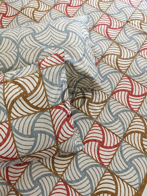 PC-1202: 4 Pillows Cotton Bed Sheet