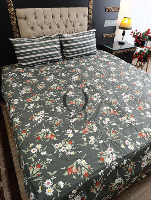 PC-1203: 4 Pillows Cotton Bed Sheet