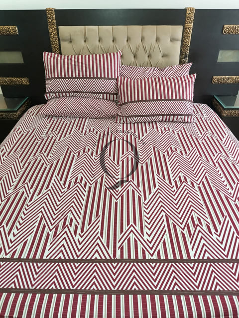 PC-1204: 4 Pillows Cotton Bed Sheet