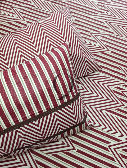 PC-1204: 4 Pillows Cotton Bed Sheet