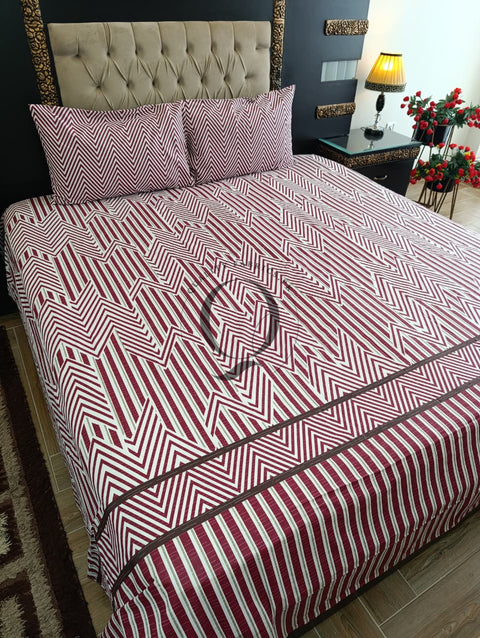 PC-1204: 4 Pillows Cotton Bed Sheet