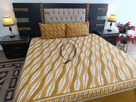 PC-1207: 4 Pillows Cotton Bed Sheet