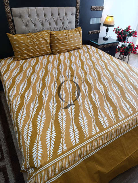 PC-1207: 4 Pillows Cotton Bed Sheet
