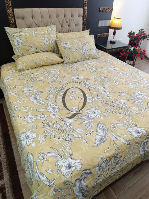 PC-1209: 4 Pillows Cotton Bed Sheet