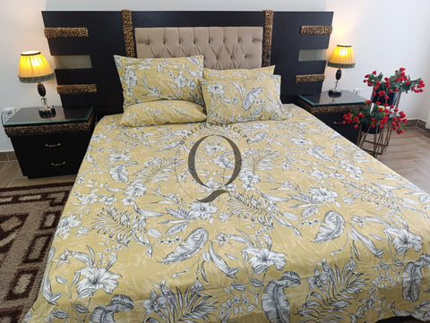 PC-1209: 4 Pillows Cotton Bed Sheet