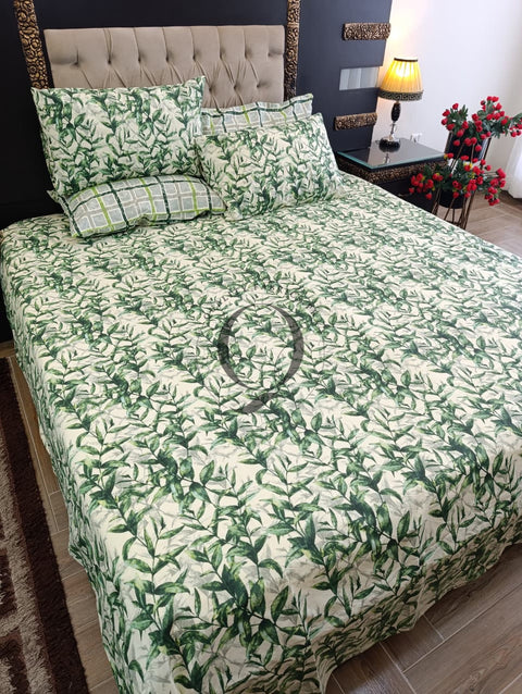 PC-1211: 4 Pillows Cotton Bed Sheet