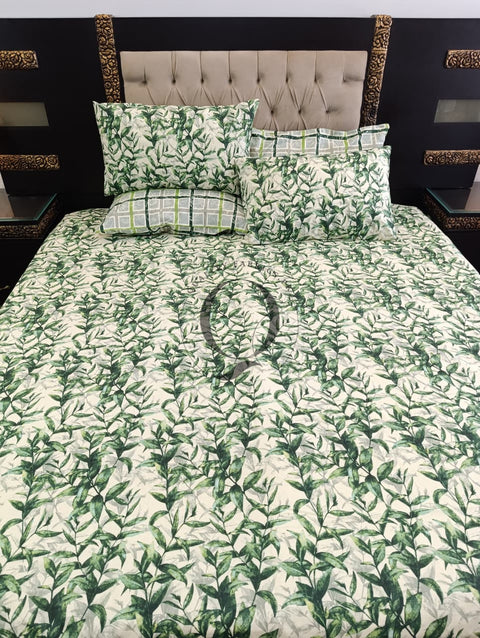 PC-1211: 4 Pillows Cotton Bed Sheet