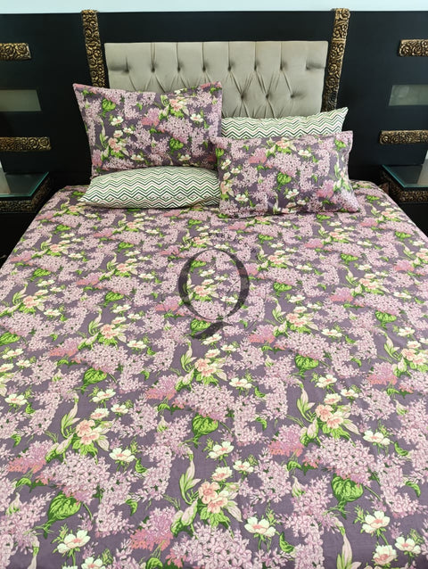 PC-1210: 4 Pillows Cotton Bed Sheet
